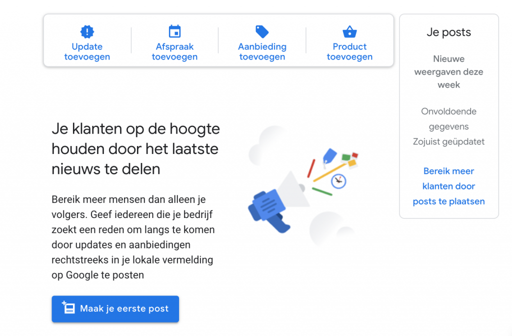 Posts in Google Mijn Bedrijf